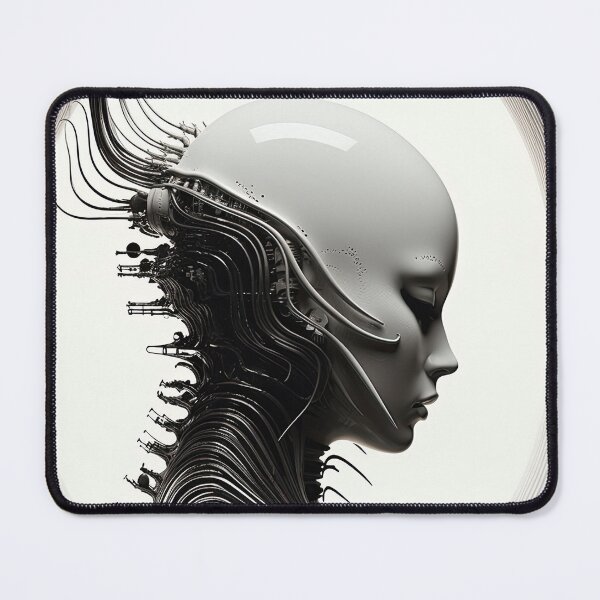 Item preview, Future Being – Minimal Cybernetic Profile designed and sold by PlanetBPop.