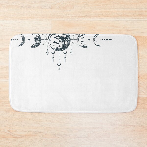 Item preview, Celestial Triple Goddess Moon Phases - Minimalist Sacred Geometry Moon Art designed and sold by lucidfrog.
