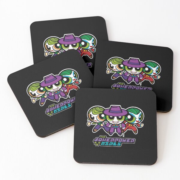 Item preview, The Jokerpower Girls DC Villains Powerpuff Mashup Crossover Fan designed and sold by visionsunveiled.