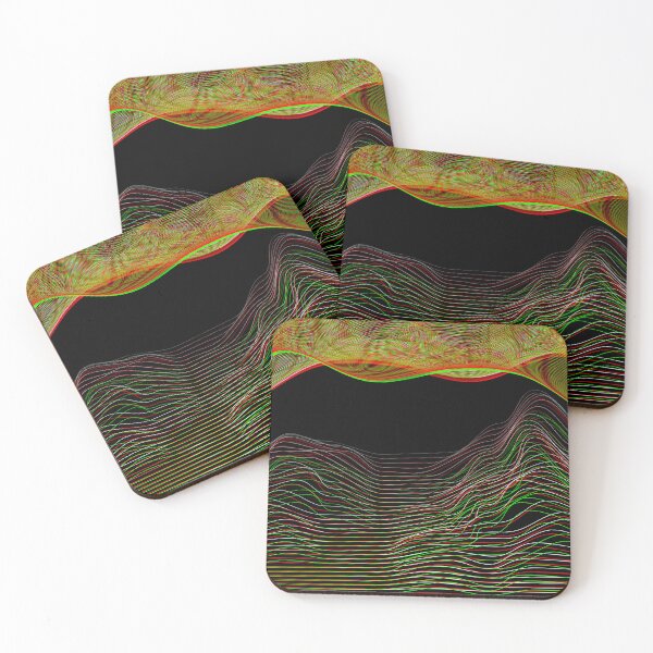 Item preview, Green & Red lined and waves designed and sold by PlagueTSH.