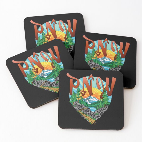 Item preview, PNW Pacific Northwest Mountain Hiking Trail Adventure designed and sold by Urban Muse And Sultry Hues.