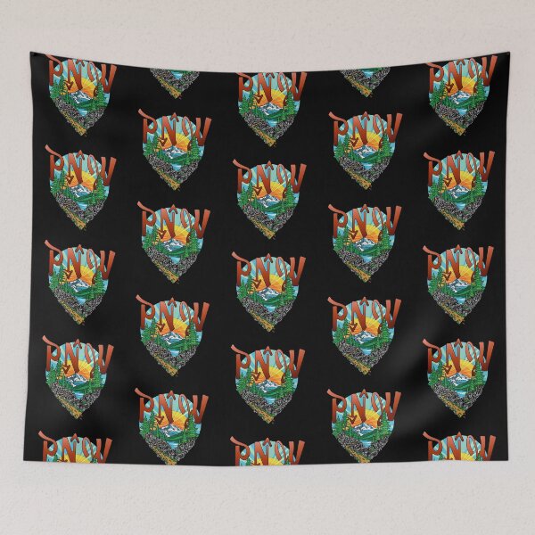 Item preview, PNW Pacific Northwest Mountain Hiking Trail Adventure designed and sold by Urban Muse And Sultry Hues.