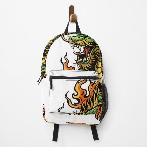 Item preview, Japanese Fire Dragon Tattoo – Ryu Flame Warrior Art designed and sold by Totemica.