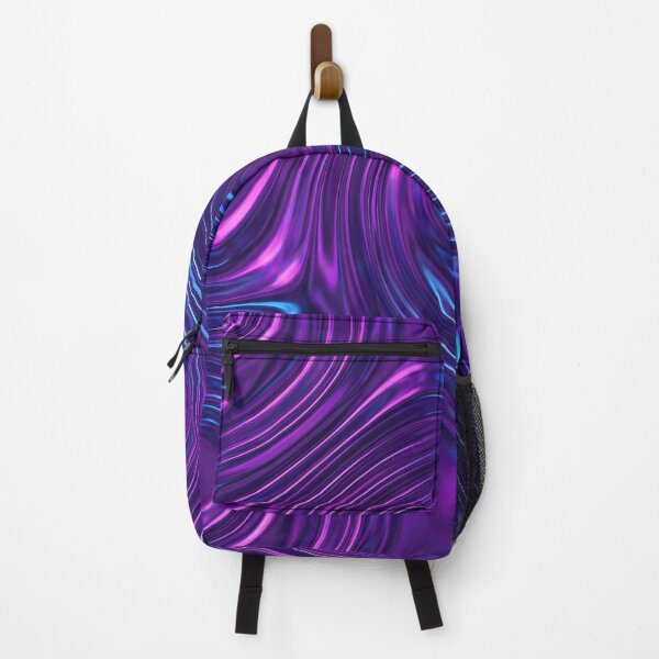 Item preview, Electric Liquid Chrome Purple Tech Noir designed and sold by AURA - Curated Excellence.