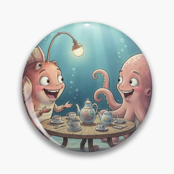 Item preview, Underwater Tea Party designed and sold by Serene Strokes Art.
