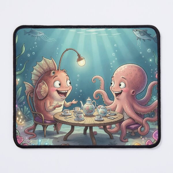 Item preview, Underwater Tea Party designed and sold by Serene Strokes Art.