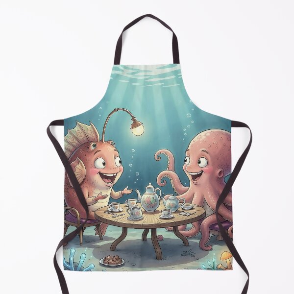 Item preview, Underwater Tea Party designed and sold by Serene Strokes Art.