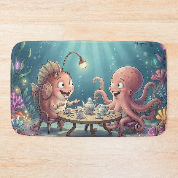Item preview, Underwater Tea Party designed and sold by Serene Strokes Art.