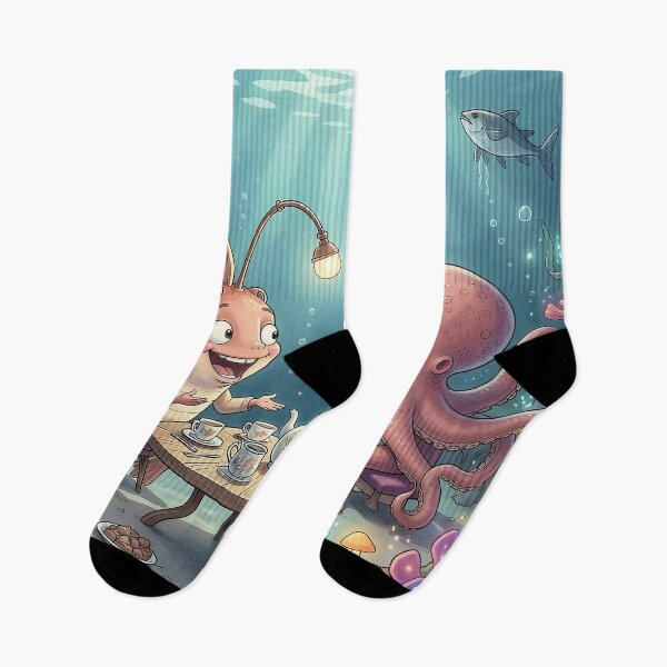 Item preview, Underwater Tea Party designed and sold by Serene Strokes Art.