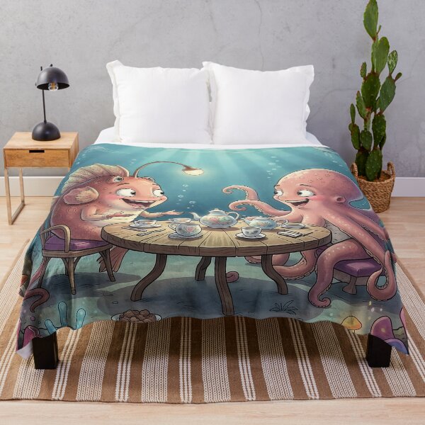 Item preview, Underwater Tea Party designed and sold by Serene Strokes Art.