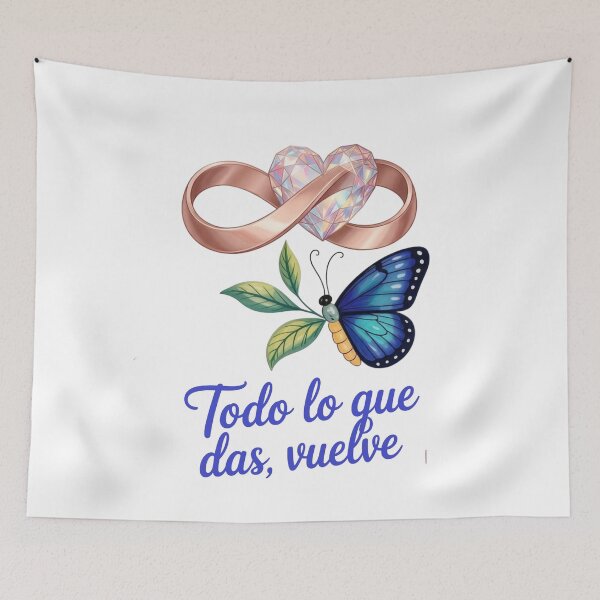 Item preview, Karma Positivo - Todo lo que Das, Vuelve - Diseño Motivacional designed and sold by Skully-Studio.