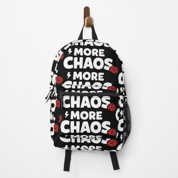 Item preview, More Chaos Funny Sayings Minimalist Typography designed and sold by SplashTastic.