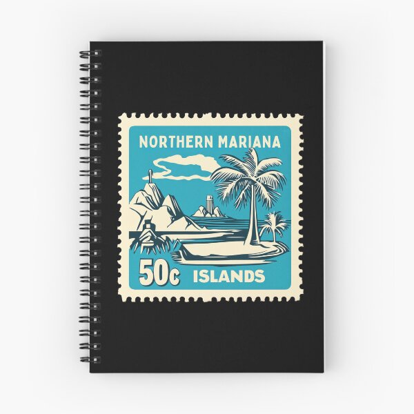Item preview, Vintage Northern Mariana Islands Postage Stamp Art - Latte Stone & Lagoon designed and sold by tiigerdad.