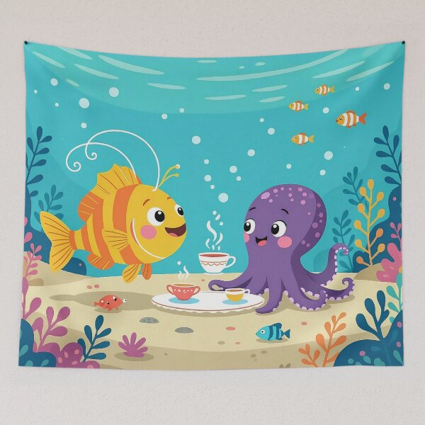 Item preview, Underwater Tea designed and sold by Serene Strokes Art.