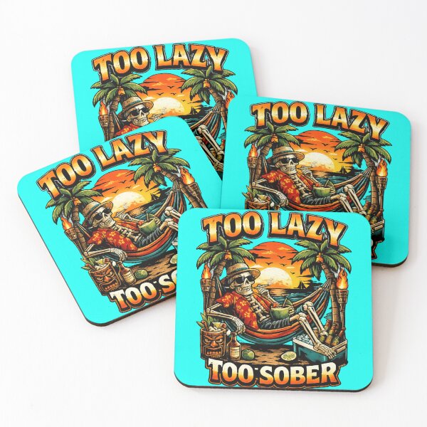 Item preview, Too Lazy Too Sober  designed and sold by ttuniques.