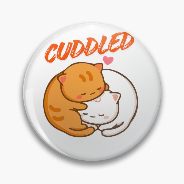 Item preview, Cuddled Series Cute Romantic Cats Sleeping designed and sold by Homyar.