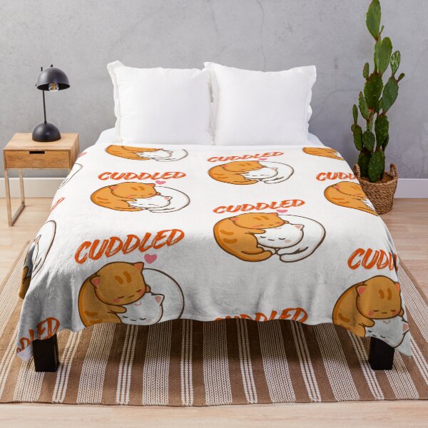 Item preview, Cuddled Series Cute Romantic Cats Sleeping designed and sold by Homyar.