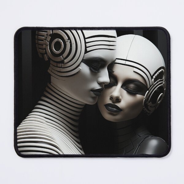 Item preview, Synthetic Connection – Futuristic Android Couple designed and sold by Basajaun Studio.