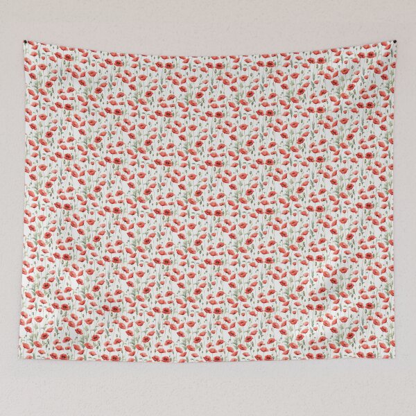 Item preview, A field of poppies for home decor and office supplies designed and sold by Aratena.