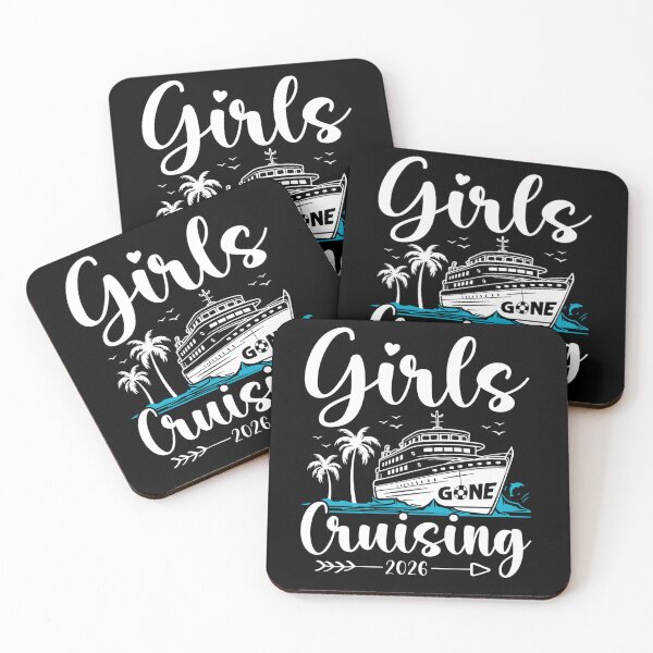 Item preview, Girls Gone Cruising 2026 Cruise Ship Vacation Trip Matching Squad Bachelorette Party designed and sold by Ali-printshop.