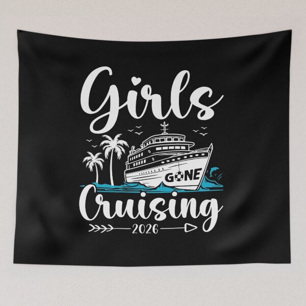 Item preview, Girls Gone Cruising 2026 Cruise Ship Vacation Trip Matching Squad Bachelorette Party designed and sold by Ali-printshop.