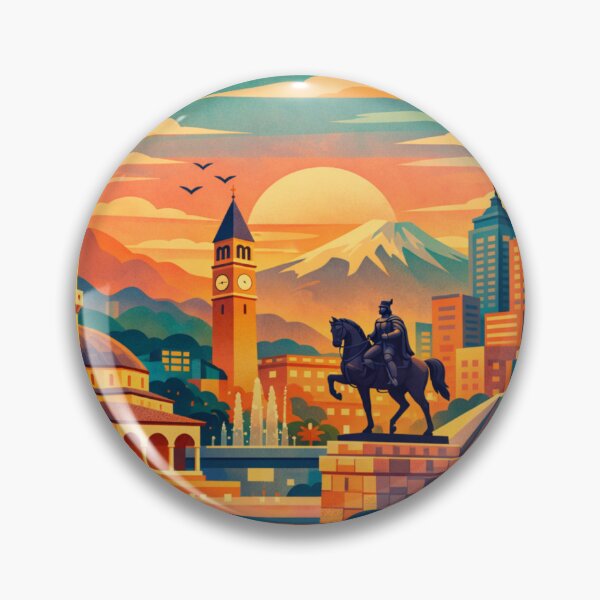 Item preview, Tirana Albania Travel Poster designed and sold by MatthewHeights.