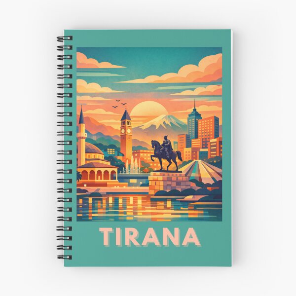Item preview, Tirana Albania Travel Poster designed and sold by MatthewHeights.