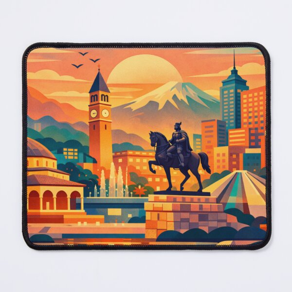 Item preview, Tirana Albania Travel Poster designed and sold by MatthewHeights.