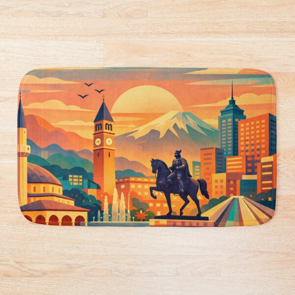 Item preview, Tirana Albania Travel Poster designed and sold by MatthewHeights.