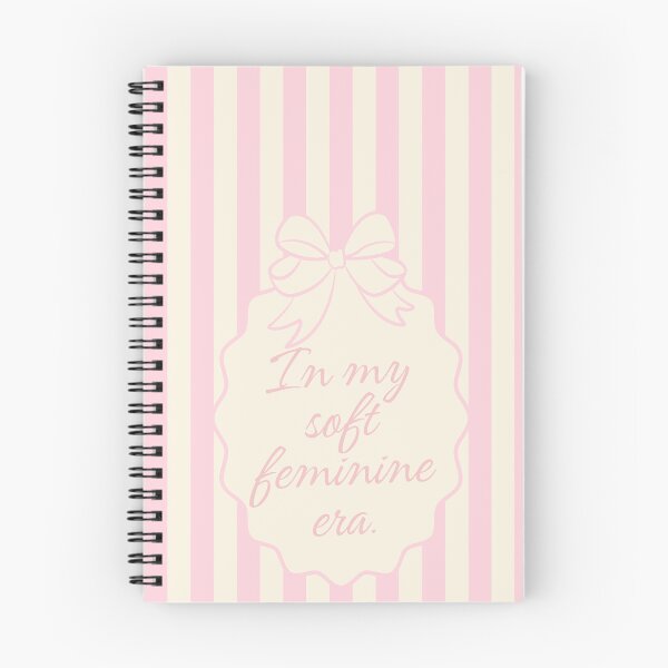 Item preview, En mi era de suave feminidad - Coquette Pink Striped Bow designed and sold by TwilightDrafts.