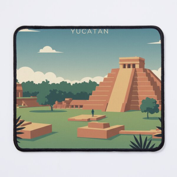 Item preview, Retro Mayapán T-shirt: The Last Mayan Capital designed and sold by Fernando Abitia.