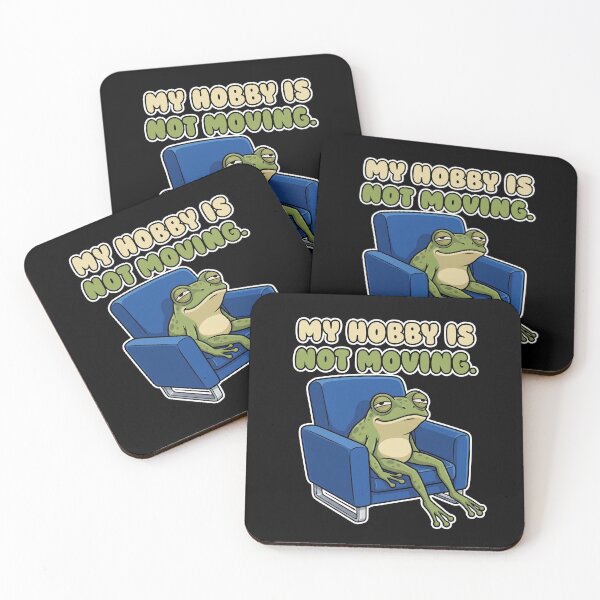 Item preview, Funny Frog My Hobby Is Not Moving Sleepy Aesthetic designed and sold by LinaValearte.
