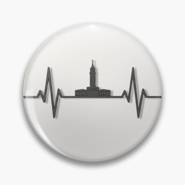 Item preview, Makkah Heartbeat (V.2) – Kaaba & Clock Tower Islamic Skyline Design designed and sold by D-Islamic.