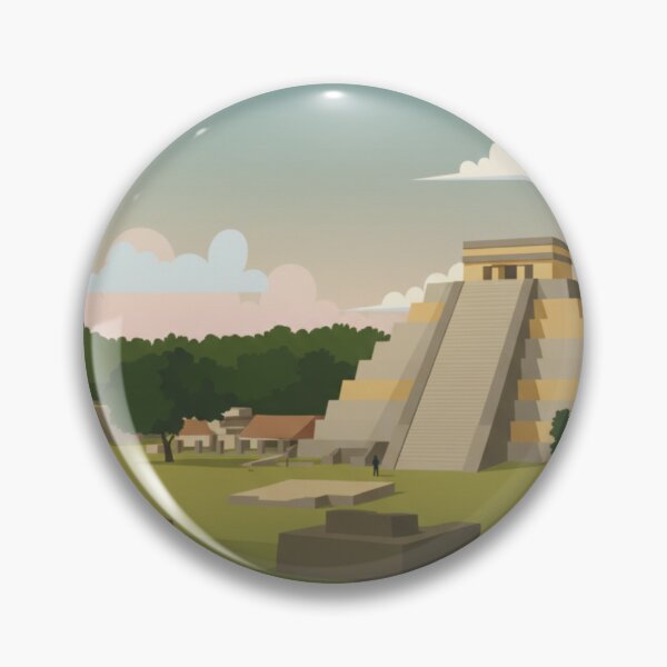 Item preview, Illustration of a trip to Mayapan, Yucatan, Mexico designed and sold by Fernando Abitia.