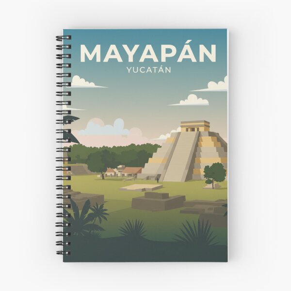 Item preview, Illustration of a trip to Mayapan, Yucatan, Mexico designed and sold by Fernando Abitia.