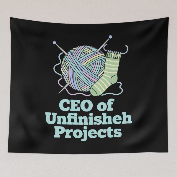 Item preview, CEO of Unfinished Projects Yarn designed and sold by mergmart.