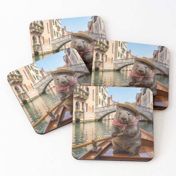 Item preview, Wombat Gondolier in Venice designed and sold by Tridentulus.