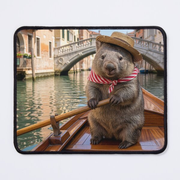 Item preview, Wombat Gondolier in Venice designed and sold by Tridentulus.
