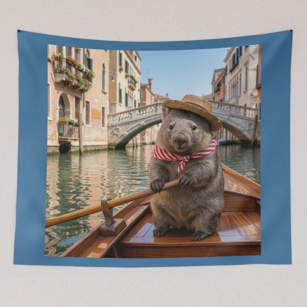 Item preview, Wombat Gondolier in Venice designed and sold by Tridentulus.