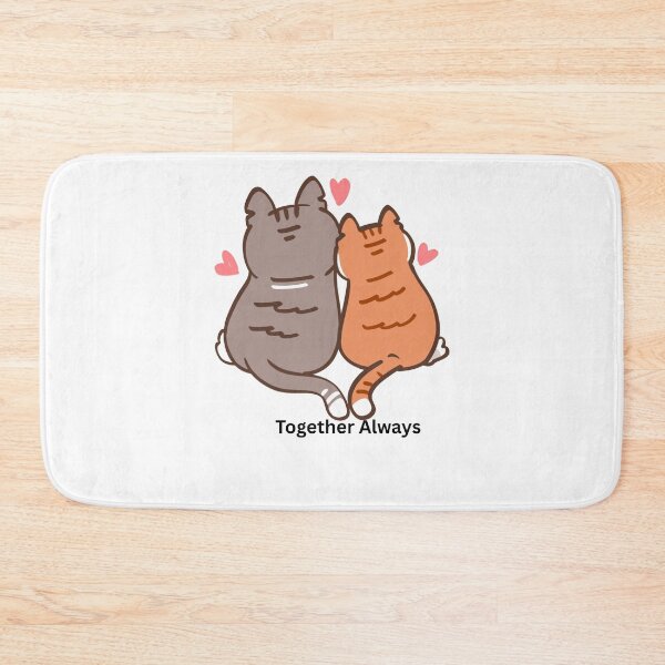 Item preview, Cute Cat Couple Together Always Design designed and sold by CozyMomDesigns.