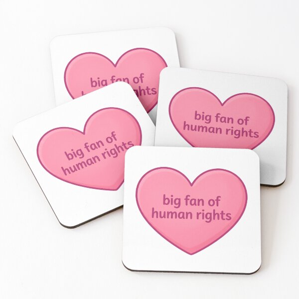 Item preview, Big Fan Of Human Rights Promoting Justice Equality And Compassion Daily designed and sold by SkeletonsDanger.