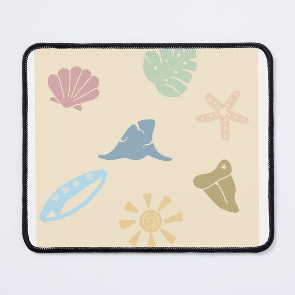 Item preview, Pastel boho beach pattern designed and sold by Qualia Studio.