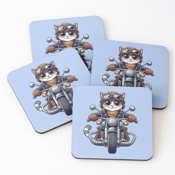 Item preview, "Motorcycle Cat Rider" designed and sold by Dogandesighn.