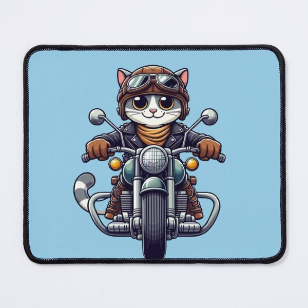 Item preview, "Motorcycle Cat Rider" designed and sold by Dogandesighn.