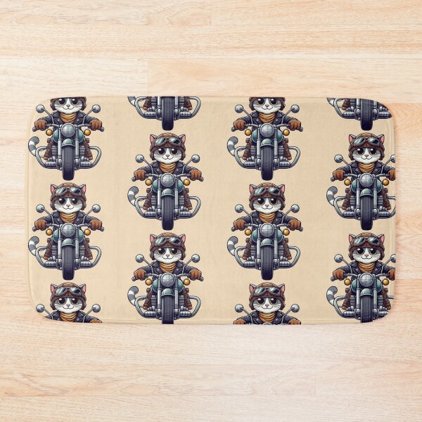 Item preview, "Motorcycle Cat Rider" designed and sold by Dogandesighn.