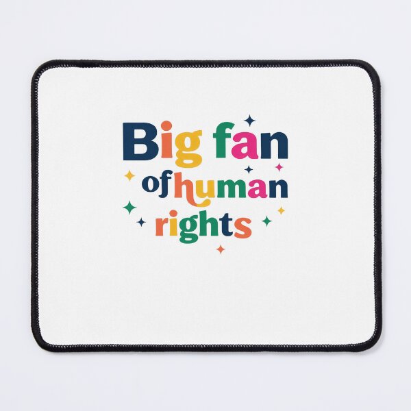 Item preview, Big Fan Of Human Rights Standing Strong For Freedom And Equality Everywhere designed and sold by SkeletonsDanger.