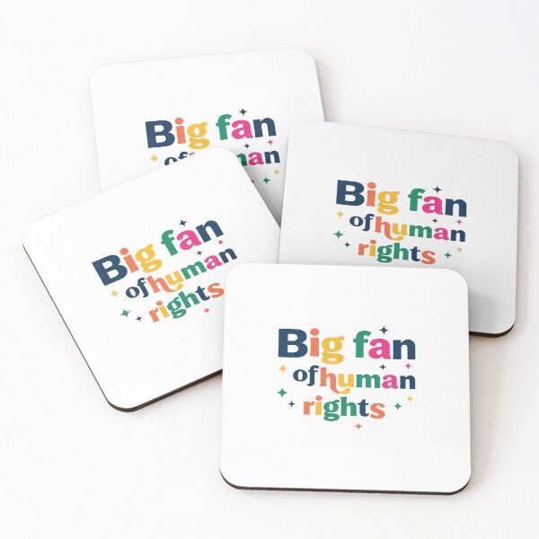Item preview, Big Fan Of Human Rights Standing Strong For Freedom And Equality Everywhere designed and sold by SkeletonsDanger.