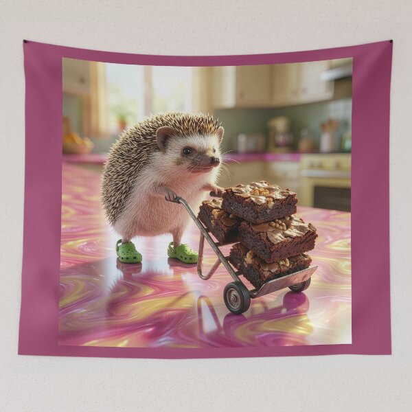 Item preview, Hedgehog Absconds With the Brownies designed and sold by Tridentulus.