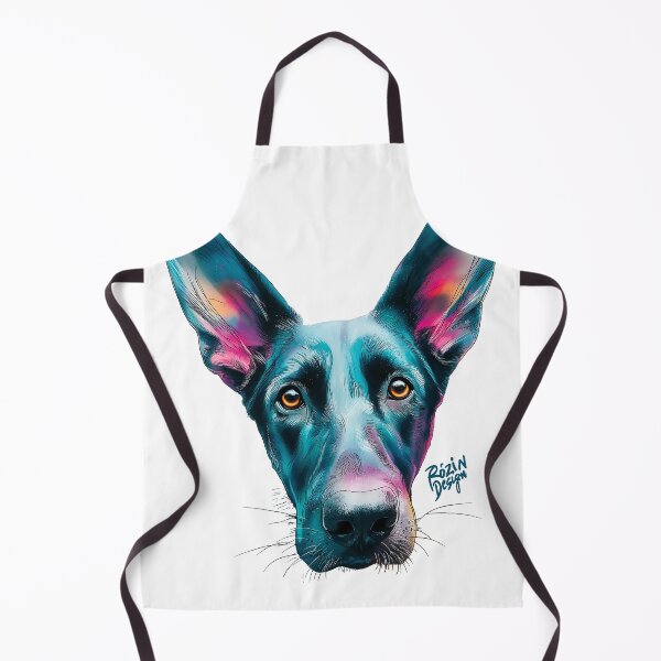 Item preview, Big Ears German Shepherd – Front Face Color Splash designed and sold by Rozin-Design.