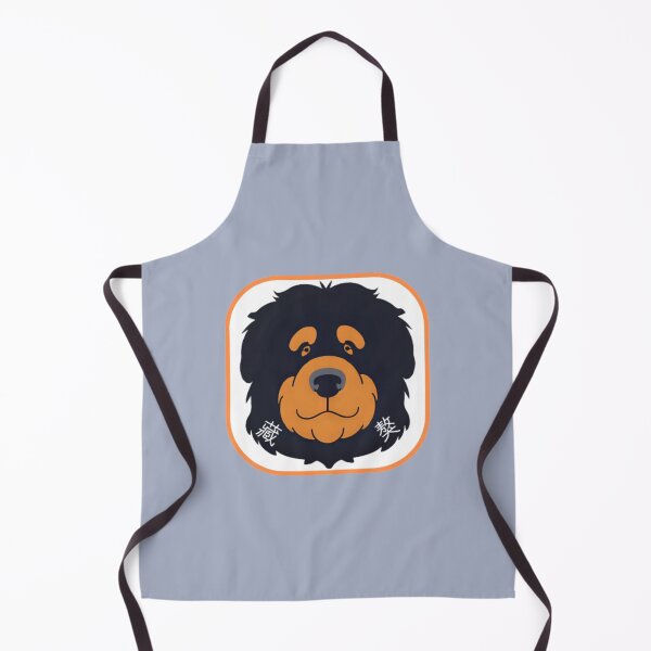 Item preview, Tibetan Mastiff with Chinese name - minimalist graphic icon designed and sold by ArtEllary.